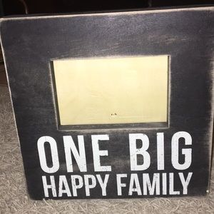 Primitives Wood Block Picture Frame Box